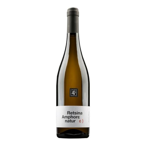 Вино Tetramythos, Retsina Amphore Natur