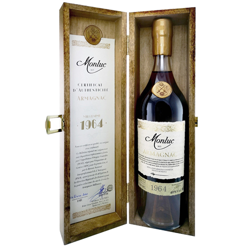 Арманьяк Монлюк Арманьяк Напиток крепкий из дистиллята винного для бренди п/у 0,7л/6 Франция 1964