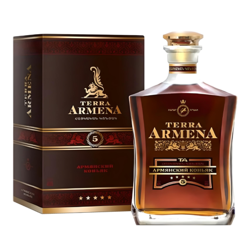 Армянский Коньяк "Terra Armena" 0,5л  в п/у 