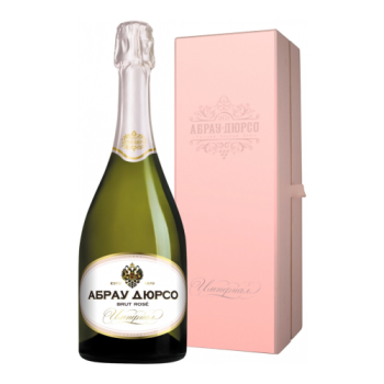 Игристое вино Абрау-Дюрсо, "Империал" Брют Розе, в подарочной коробке