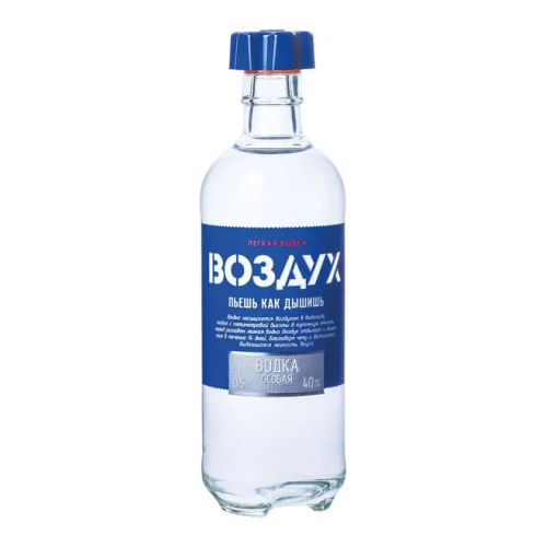 Водка "Воздух", 0.5 л