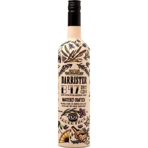 BARRISTER BARTENDERS` EDITION (БАРРИСТЕР БАРТЕНДЕРС ЭДИШН) Джин сухой 1л/6 Россия