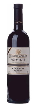 Вино сортовое ординарное красное полусухое "Пиросмани" торговой марки ТЕЛААНИ 0,75 л Грузия