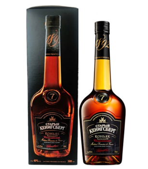 Коньяк выдержанный "КВ""Старый Кенигсберг" семилетний 0,5л п/у Россия