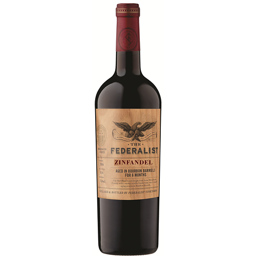 Вино "The Federalist" Zinfandel Aged in Bourbon Barrels, Lodi, 2021