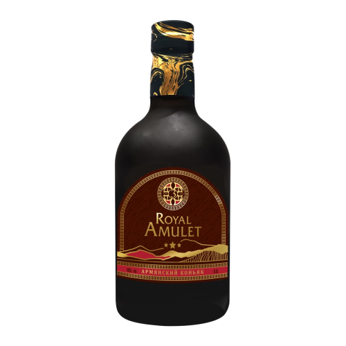 Коньяк РОЯЛ АМУЛЕТ Армянский ординарный 3 года 40%, 0.5 л.
