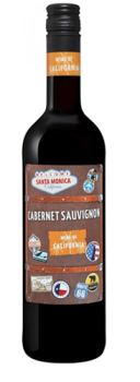 Вино ординарное сортовое сухое красное, регион Калифорния "САНТА МОНИКА КАБЕРНЕ СОВИНЬОН" 0,75 л США