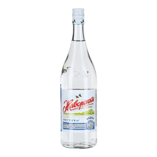 Водка "Жаворонки" Мягкая, 0.5 л
