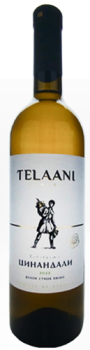 Вино сортовое выдержанное белое сухое "Цинандали" торговой марки ТЕЛААНИ 0,75 л Грузия