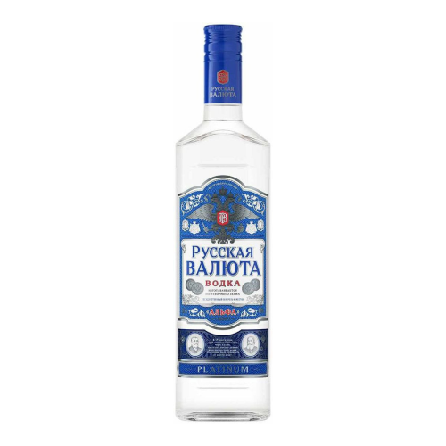 Водка "Русская Валюта" Платинум, 1 л