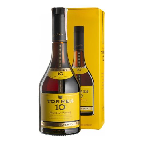 Бренди "Torres 10" Gran Reserva, gift box, 0.7 л