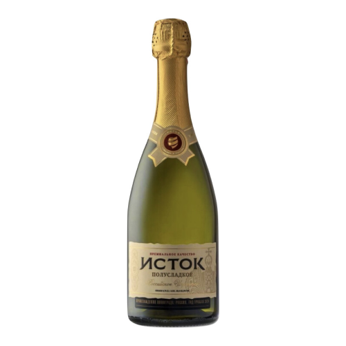 Игристое вино "Исток" Белое полусладкое