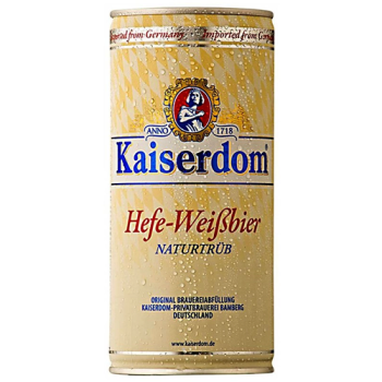 Пиво "Кайзердом Хефе-Вайсбир" светлое пастер нефильтр неосветленное 0,5 л/24 БАНКА 4,7% Германия