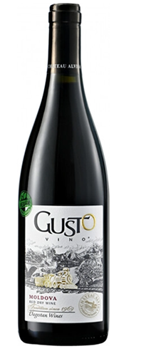 Вино сортовое сухое красное "ГУСТО ВИНО. МОЛДОВА" 0,75 л Россия