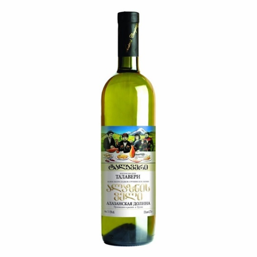 *Алазанская долина серия Амфора Вино сортовое выдержанное полусладкое белое 0,75л/6 Грузия