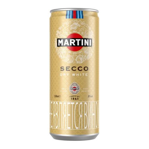 Вино "Martini" Secco, in can, 250 мл