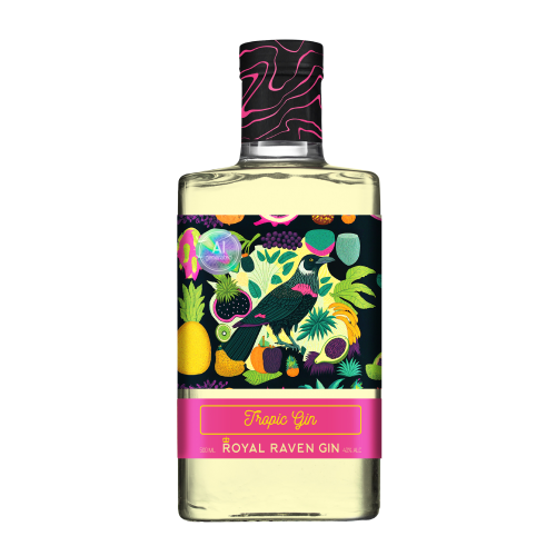 Джин "Royal Raven" Tropic Gin, 0.5 л