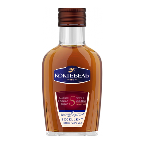 Коньяк "Коктебель" 5 Звездочек, 100 мл