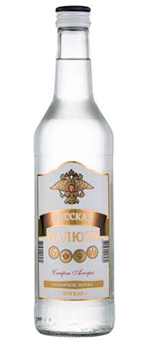 Настойка горькая "РУССКАЯ ВАЛЮТА МЯГКАЯ" 0,25 л Россия