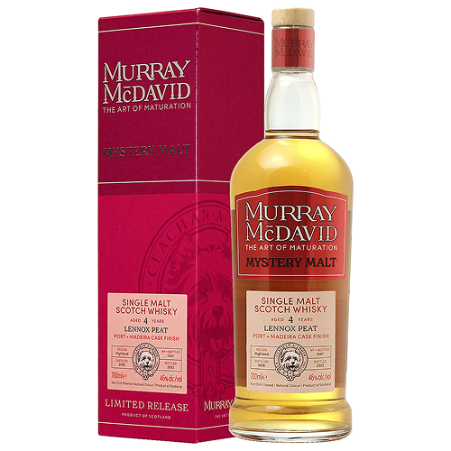 Виски Murray McDavid, "Mystery Malt" Lennox Peat 4 Years Old, gift box, 0.7 л