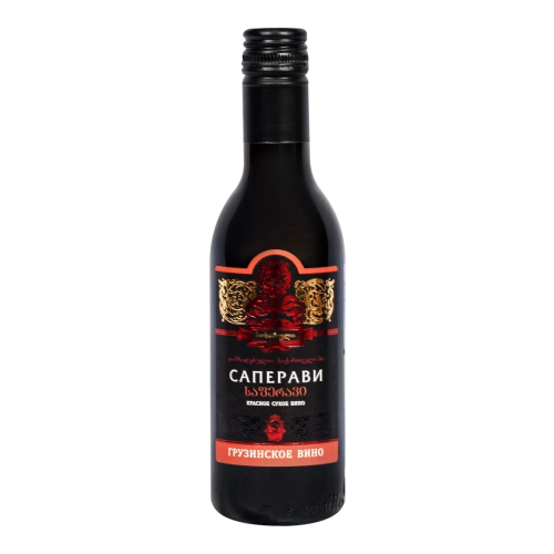 Вино "Сихарули" Саперави красное, 187 мл