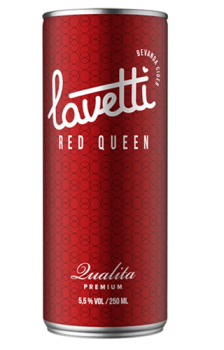 Сидр фруктовый ароматизированный газированный сладкий пастеризованный фильтрованный "Лаветти напиток газированный Ред Квин" 0,25 л БАНКА 5% Россия