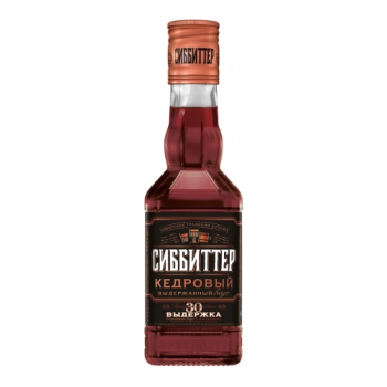 Ликер "Сиббиттер" Сибирский Специалитет, Кедровая выдержанная, настойка горькая, 250 мл