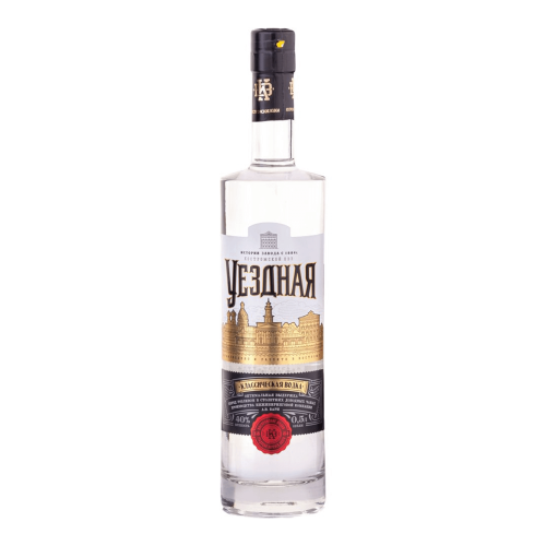 Водка Уездная 40% 0,5 л