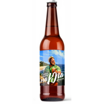 Напиток пивной фильтрованный пастеризованный "НА ЮГА" 0,45 л СТЕКЛО 4,2% Россия