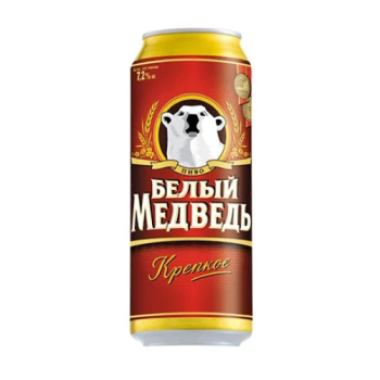 Пиво "Белый медведь" Крепкое, 0.5 л