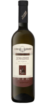 Вино ординарное белое полусладкое грузинское «Домашнее» Серия «Старый Метехи» 0,75 л Грузия