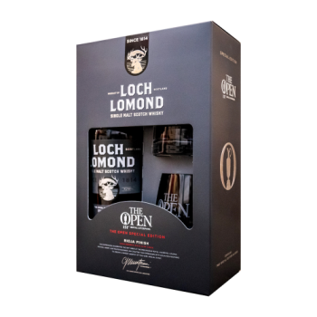 Набор Loch Lomond, "The Open" Special Edition 151, gift box with 2 glasses