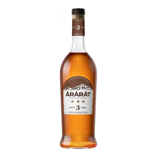 Коньяк "Арарат" 3 Звезды, 0.7 л