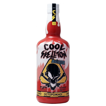 COOL SKELETON CHERRY (КУЛ СКЕЛЕТОН ВИШНЯ) Напиток спиртной ромовый 0,7л/6 Россия