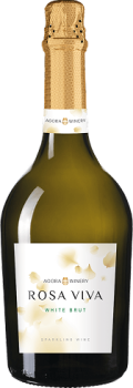 Игристое вино брют белое "АГОРА" "Розавива" 0,75 л Россия