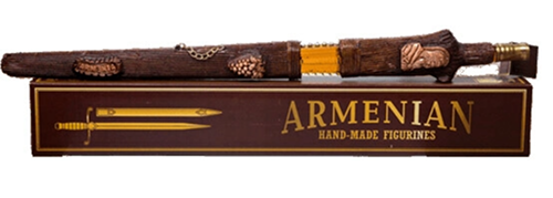 Коньяк армянский ординарный "Пять звезд" выдержка 5 лет (в сувенирной бутылке "Сабля в ножнах") 0,5 л Армения