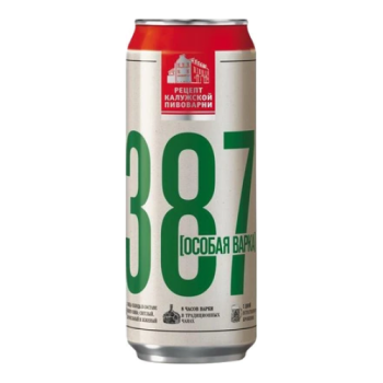 Пиво "387" Особая варка, 0.45 л