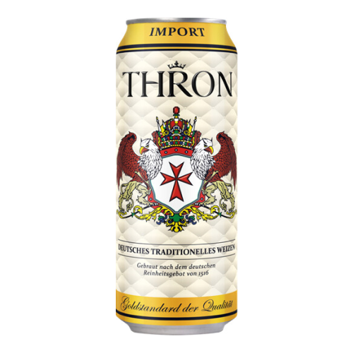 Пиво "Thron" Weizen, in can, 0.5 л