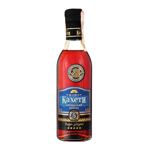 Коньяк Шато Кахети 5 звезд 40% 0,25 л Коньяк Шато Кахети 5 звезд 40% 0,25 л