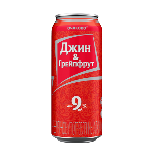 Напиток слабоалкогольный Джин-Грейпфрут слабоалкогольный 9%жестяная банка 0,45 Россия