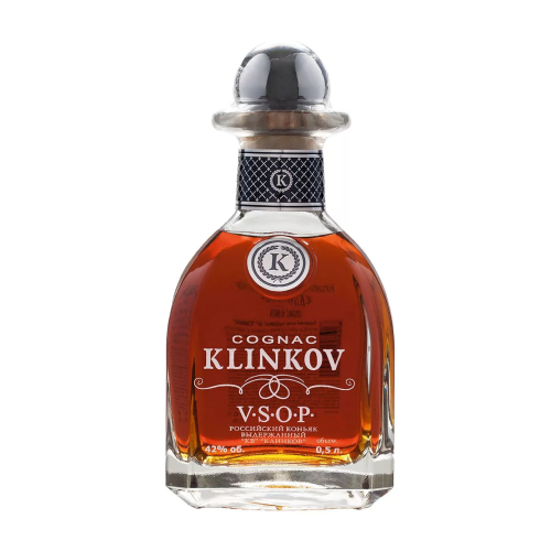 Коньяк выдержанный KLINKOV КВ 42% 0,5л