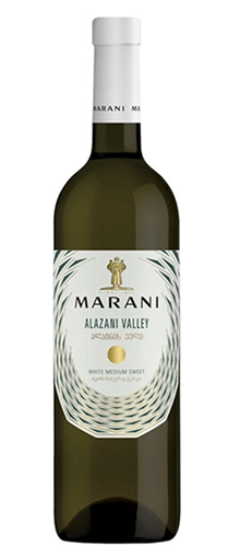 Вино ординарное белое полусладкое "Алазанская Долина", год урожая 2024 0,75 л Грузия