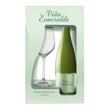 Набор Torres, "Vina Esmeralda", Catalunya DO, 2019, gift box with glass