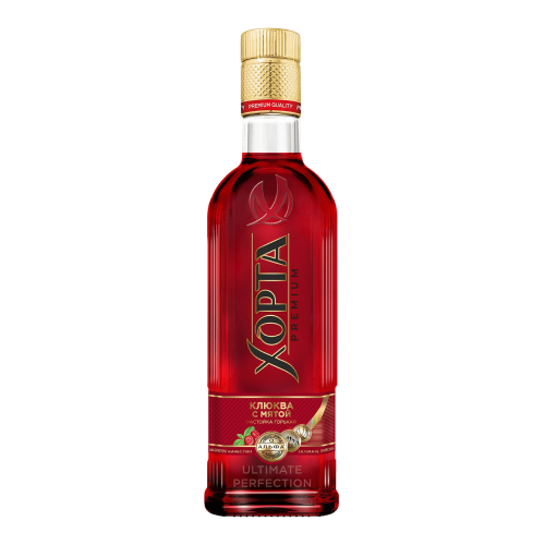 Настойка горькая Хорта Клюква с мятой 35% 0,5 л