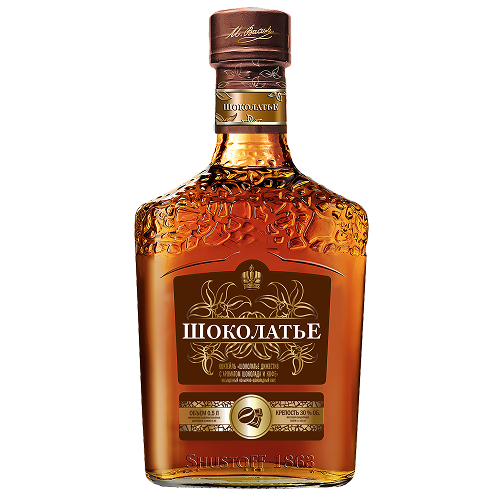 Коньяк "Шоколатье" с ароматом Шоколада и Кофе, коктейль на основе коньяка, 250 мл