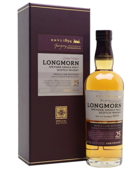 Виски шотландский односолодовый «Лонгморн 25 лет» 0,7 л п/у Соединенное Королевство