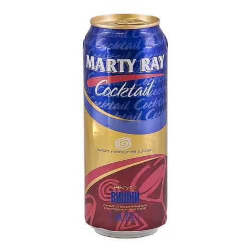 Пивной напиток "Марти Рэй со вкусом вишни" 0,45 л