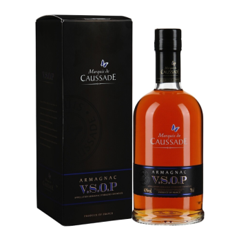 Арманьяк "Marquis de Caussade" V.S.О.P, Armagnac AOC, gift box, 0.7 л