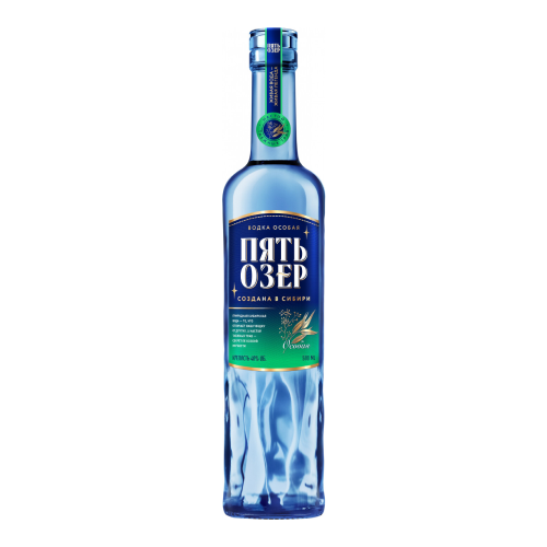 Водка "Пять Озер" Особая, 0.5 л