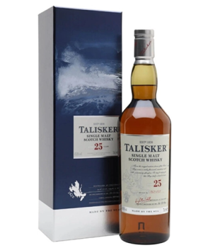 Виски шотландский односолодовый «Талискер» выдержка 25 лет 0,7 л п/у Соединенное Королевство